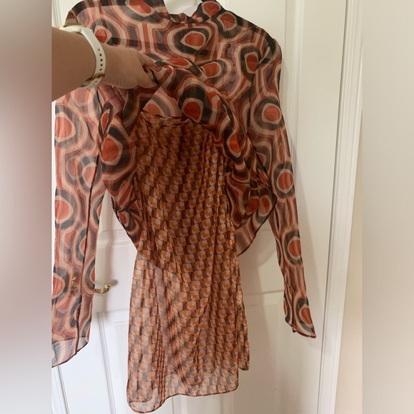 XL dress with contrasting slip - Picture 3 of 4